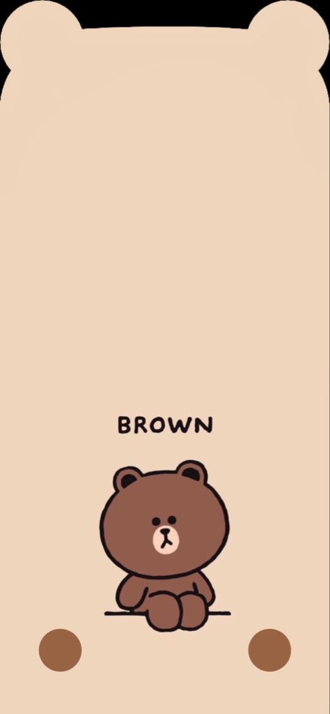 Cute Beige Drawings, Cute Ear Wallpaper Iphone Aesthetic, Cute Ear Wallpaper Iphone, Beige Aesthetic Wallpaper Korean, Luvsoft Brown Wallpaper, Brown And Friends Wallpaper, Line Friends Wallpaper Iphone, Brown And Friends Line Wallpaper, Korean Wallpaper Aesthetic Kawaii