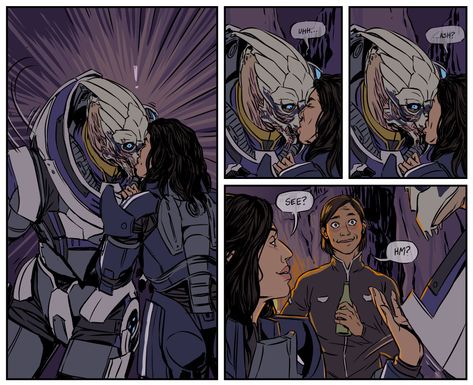 Thane Mass Effect, Garrus Vakarian X Shepard, Mass Effect Garrus And Shepard, Turian Mass Effect, Garrus And Shepard, Shepard X Garrus, Mass Effect Turian, Mass Effect Fanart, Mass Effect Comic