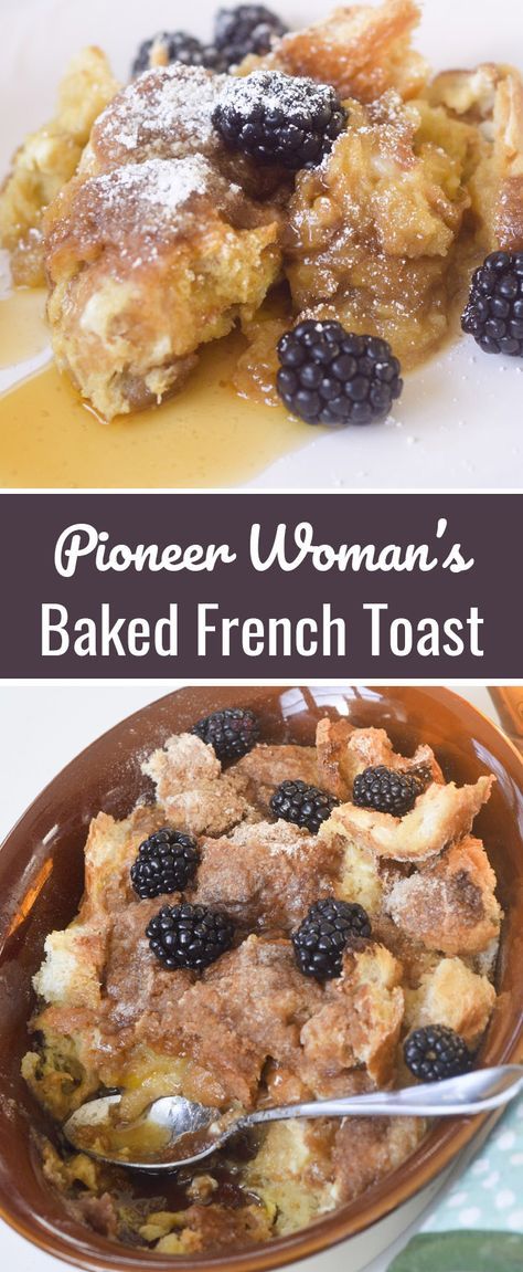 French Toast Casserole Pioneer Woman, French Toast Ideas, Quick French Toast, Strawberry French Toast Casserole, Baked French Toast Recipe, Bridal Brunch Shower, Berry French Toast Casserole, Crockpot French Toast, Sourdough French Toast