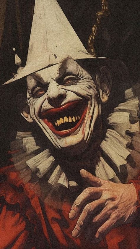 Clown Paintings, Horror Artwork, Bizarre Art, Horror Themes, Evil Clowns, Circus Art, Horror Tattoo, Creepy Clown, 다크 판타지