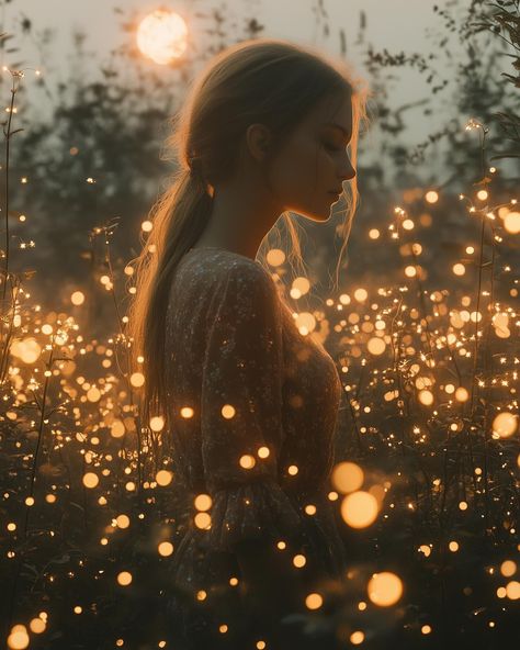 With every step she takes, the fireflies gather, lighting her path as if drawn to the magic in her soul✨🌙✨ Goodnight 😴 . . . . #chasingfireflies #lightningbugs #goodnightinstagram #dailyaiart #aidaily #dailyai #aiartcommunity #fantasyartwork #magicalnight Fireflies Aesthetic, Firefly Photography, Fire Flies, Chasing Fireflies, Bts Aesthetic, Reference Photos, Fantasy Artwork, Firefly, Aesthetic Girl