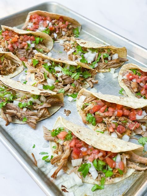 Aldi Carnitas Pork Shoulder, Aldi Carnitas, Carnitas Pork Shoulder, Crockpot Pork Shoulder, Carnitas Pork, Carnitas Tacos Recipe, Pork Shoulder Recipes, Aldi Recipes, Carnitas Tacos