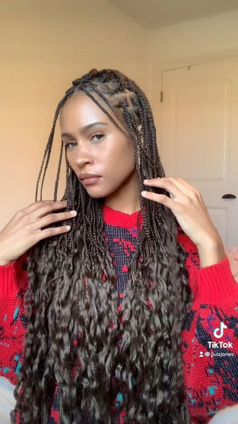 Girl Hairstyles With Bangs, Bohemian Goddess Braids, Goddess Braids Natural Hair, Half Up Half Down Braids, Braids Goddess, Braids Ideas, Curly Hair Braids, African American Braids, Natural Afro Hairstyles