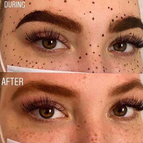 Freckles Placement, How To Do Henna, Faux Freckles Makeup, Henna Freckles, How To Apply Henna, Tattooed Freckles, Makeup Fake, Beard Dye, Henna Tutorial