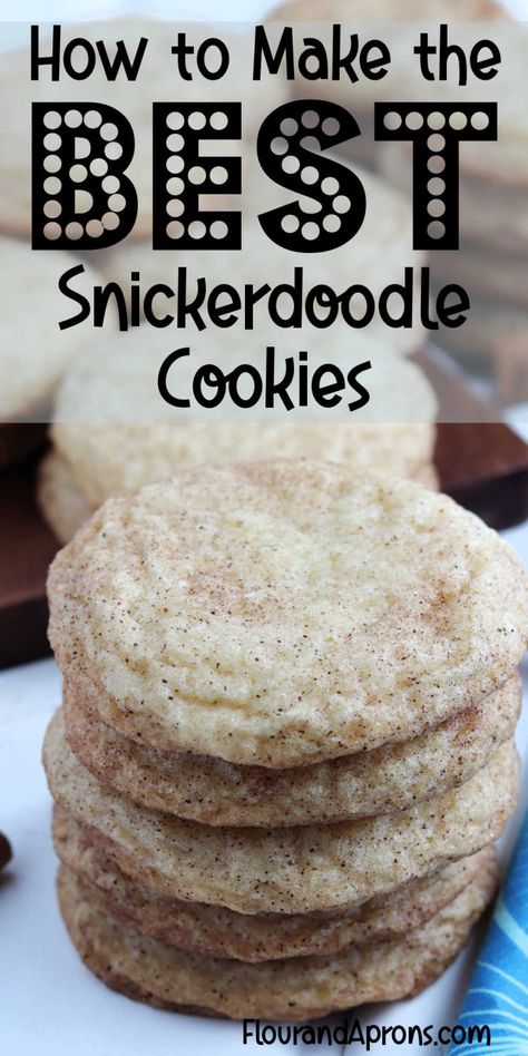 Easy Snickerdoodle Cookies, Snickerdoodle Cookie Recipe, Best Snickerdoodle Cookies, Snickerdoodle Cookies Easy, Cinnamon Sugar Cookies, Snickerdoodle Cookie, Jar Recipes, Snickerdoodle Recipe, Cherry Cookies