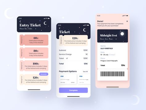 Ui Ux 디자인, Mailer Design, 잡지 레이아웃, Card Ui, Voucher Design, App Promotion, Mobile App Design Inspiration, App Interface Design, Mobile Ui Design