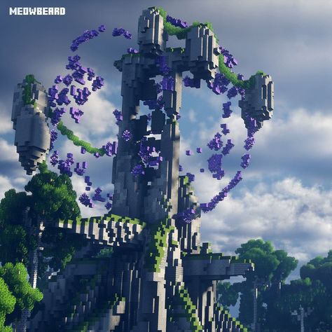 A strange stone structure... Work in progress Minecraft map. Shaders Used 📷 Bliss Shader #minecraft #minecraftbuilds #minecraftbuild #minecraftmemes #minecrafters #minecraftersonly #minecraftaesthetic #minecraftonly #minecraftcreations #minecraftideas #minecraftjava #minecraftdesign #minecraftcottagecore #minecrafthouse #minecraftpe #minecraftdaily #minecraftbedrock #minecraftshaders #minecraftmedieval #minecraftinspiration #minecraftideas #minecrafthouses #minecraftbuilding #minecraftarch... Minecraft Building Ideas Magic, Minecraft Monestry, Minecraft End Building Ideas, Minecraft Superflat World Ideas, Minecraft Base Entrance, Minecraft Grand Staircase Design, Minecraft Elf Build, Sky Minecraft Builds, Arcane Minecraft