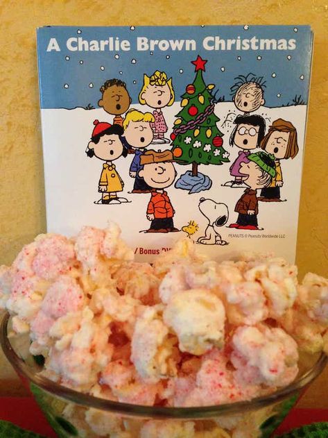 Charlie Brown Christmas Themed Dinner, Charlie Brown Food Ideas, Charlie Brown Christmas Snacks, Charlie Brown Christmas Movie Night, Charlie Brown Christmas Party, Charlie Brown Christmas Movie, Movie Watching Party, Prek Christmas, News Journal