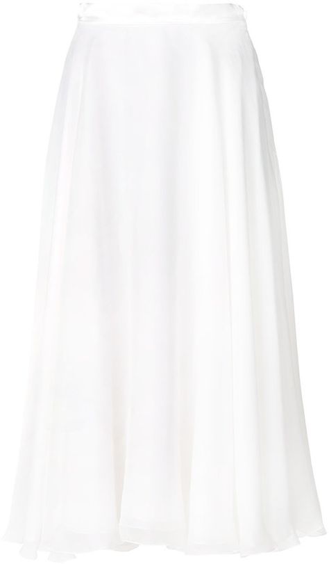 Lanvin satin trim skirt. Maxi skirt fashions.  I'm an affiliate marketer. When you click on a link or buy from the retailer, I earn a commission. Flare Maxi Skirt, High Waisted Skirts, Maxi Skirt Style, Skirts For Women, Fantasy Clothing, Military Fashion, White Skirts, Outfits Aesthetic, Lanvin