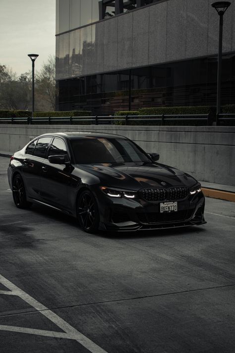 Black m340i Blacked Out Bmw, Bmw M340i, Cool Car Pictures, Bmw Series, Cool Cars, Car Pictures, All Black, Dream Cars