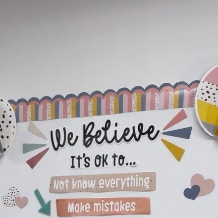 Carson Dellosa Education on Instagram: "Let students know your classroom is a safe space by creating a calming and motivating environment with the We Belong Motivational Bulletin Board Set ❤️" Beginning Of The Year Bulletin Boards, Motivational Bulletin Boards, Carson Dellosa, Classroom Layout, Beginning Of Year, Bulletin Board Sets, Safe Space, Making Mistakes, Bulletin Boards