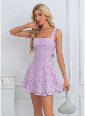 Dark purple hoco dress