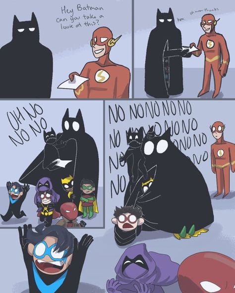 #Batfamily #Batman #Funny Batfamily And Superfamily, The Batfamily, Dc Comics Funny, Batfamily Funny, Wayne Family, Made Me Laugh, Univers Dc, Batman Funny, Batman Comic Art