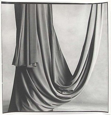 Irving Penn c.1974  Dress by Madame Gres  #GISSLER #interiordesign Fabric Folds, Japanese Block Print, Saint Honore, Curtain Backdrop, Madame Gres, Irving Penn, Fabric Photography, Curtain Backdrops, Prop Styling