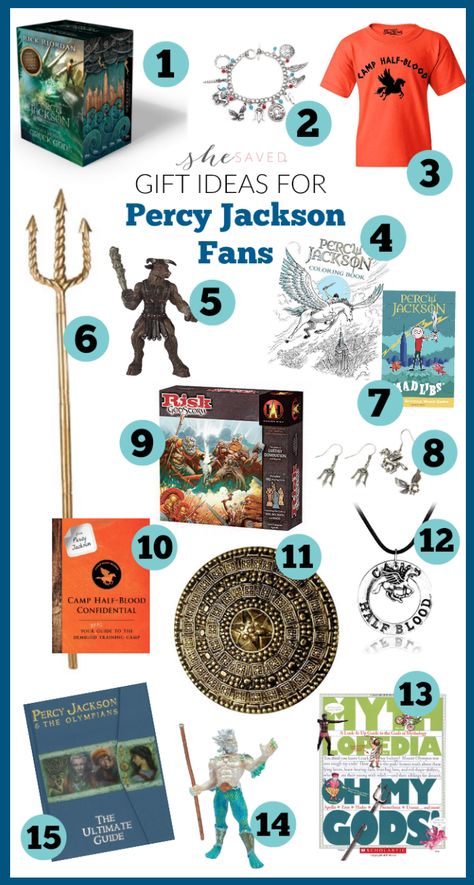 Gift Ideas for Percy Jackson Fans Gifts For Percy Jackson Fans, Percy Jackson Birthday Cake Ideas, Percy Jackson Room Ideas, Percy Jackson Crafts Diy, Percy Jackson Cake Ideas, Percy Jackson Gift Ideas, Percy Jackson Party Ideas, Percy Jackson Stuff, Percy Jackson Room Decor