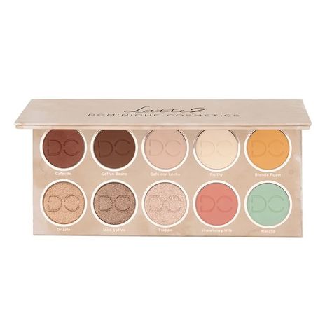 Dominique Cosmetics - Latte 2 Palette Dominique Cosmetics, Cruelty Free Cosmetics, Color Corrector, Gold Flecks, Liquid Eyeshadow, Cruelty Free Makeup, Strawberry Milk, Beauty Box, Beauty Gift