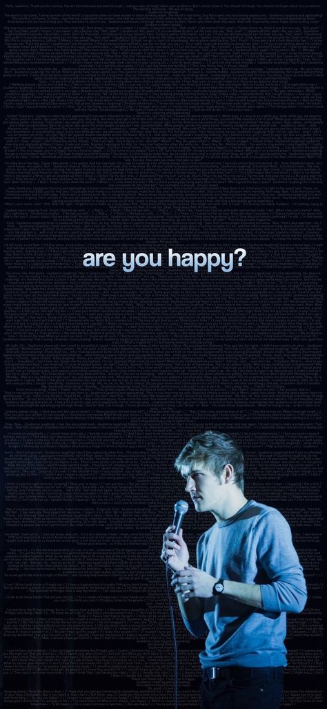 Bo Burnham Wallpaper, Bo Burnham Make Happy, Rep Era, Art Is Dead, Bo Burnham, Nice Pictures, Make Happy, Wallpaper Phone, Frank Sinatra