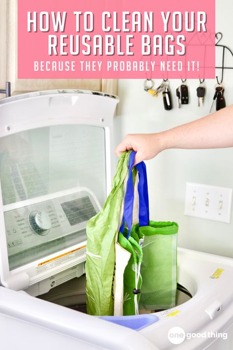 Reuseable Bag, How Do You Clean, Cleaner Recipes, Insulated Bags, Household Cleaning Tips, Grocery Bags, Top Recipes, Reusable Shopping Bags, House Cleaning