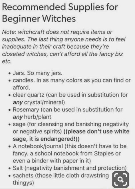 How To Begin Witchcraft, Beginner Witch Supplies, Urban Witch, Witchcraft Stuff, Beginner Witchcraft, Goddess Magick, Green Witchcraft, Wiccan Magic, Witch Spirituality