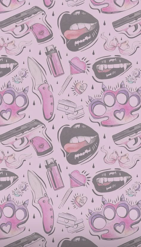 Creepy Pink Aesthetic, Twin Flame Art, Rose Gold Wallpaper, Goth Wallpaper, Computer Wallpaper Desktop Wallpapers, Cute Fall Wallpaper, Wallpaper Doodle, Halloween Wallpaper Iphone, Apple Watch Wallpaper