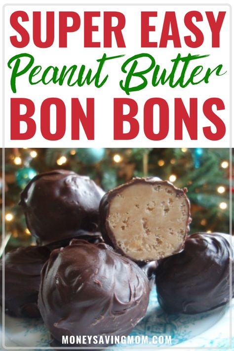 Peanut Butter Bon Bons, Bon Bons Recipe, Butter Desserts, Cow Cakes, Christmas Candies, Xmas Treats, Fall Desserts Easy, Money Saving Mom, Pumpkin Roll