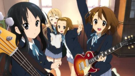 32+ GREAT High School Anime You Need To Start Watching 8 Yui Hirasawa, Anime Bebe, Blood C, Kyoto Animation, K On, School Clubs, We Will Rock You, A Silent Voice, Puella Magi Madoka Magica