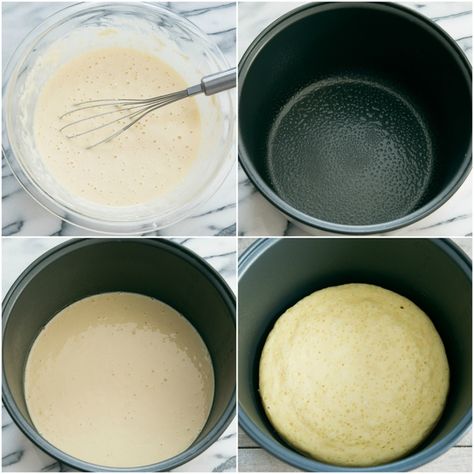 Rice Cooker Pancake, Rice Cooker Cake, Pancake Banane, Dash Recipes, Newest Recipes, Cooker Cake, Fruit Pancakes, Skip Breakfast, Pancake Cake