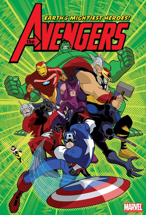 The Avengers: Earth's Mightiest Heroes (2010 - present) Marvel Television, Avengers Earth's Mightiest Heroes, Earth's Mightiest Heroes, Heroes Tv Series, Superhero Wall Art, Comic Book Superheroes, Star Comics, Guild Wars, Nick Fury