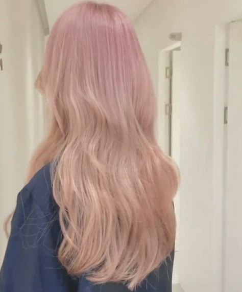 Smoky Pink Hair, Hair Claim, Long Pink Hair, Korean Hair Color, Hair Color Streaks, Pretty Hair Color, Pastel Hair, Hair Dye Colors, Anime Hair