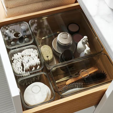 Bathroom Drawer Organization, Ikea Food, Bathroom Drawers, Kids Flooring, Ikea Home, Organize Drawers, Home Organisation, Drawer Organizers, Drawer Organisers