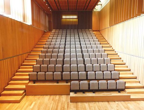 Theatre Plan, Lobby Reception Design, Auditorium Plan, Auditorium Architecture, School Buildings, Auditorium Design, Multipurpose Hall, Lecture Theatre, 2bhk House Plan