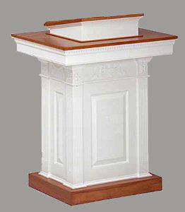 church pulpit furniture | Pulpits | Pulpit | Pulpit Furniture | Church Pulpits | Imperial ... Church Pulpit Design Ideas, Pulpit Design, Archway Decor, Church Pulpit, Podium Design, Communion Table, Foam Factory, Altar Design, Church Interior Design