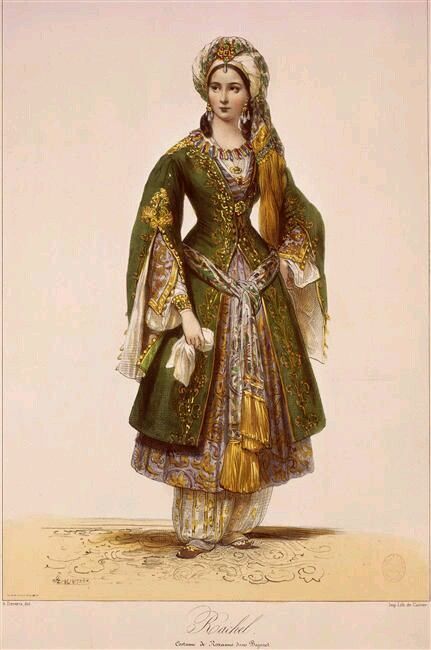 Jacket similar to an Entari of the 16th century. Ottoman empire. Not Historically accurate picture but lovely, and could be with some modifications. Believe the image is from the victorian era. Turkish Clothing, Turkish Dress, Persian Fashion, Ethno Style, Portrait Photos, Turkish Fashion, Old Fashion, Ottoman Empire, Historical Costume