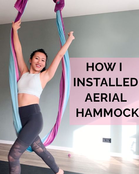 Aerial Hammock In Bedroom, Ariel Yoga, Mansion Apartment, Silk Yoga, Aerial Yoga Hammock, Sensory Swing, Yoga Hammock, Aerial Hammock, Aerial Fitness