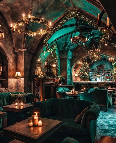 Hogwarts Colors, Slytherin Christmas, Witchy Bedroom Ideas, Christmas Rooms, Hidden Library, Slytherin Boys, Slytherin Pride, Hd Nature Wallpapers, Halloween Everyday