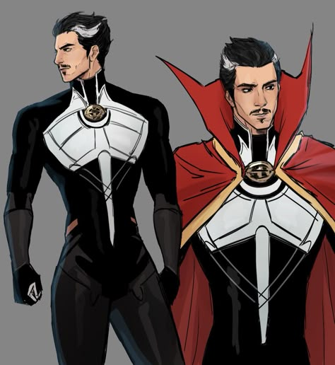 Doctor Strange Concept Art, Hero Design Ideas, Doctor Strange Fanart, Stephan Strange, Doctor Strange Comic, Loki Tony, Superhero Character Design, Doctor Strange Art, Dutch Van Der Linde