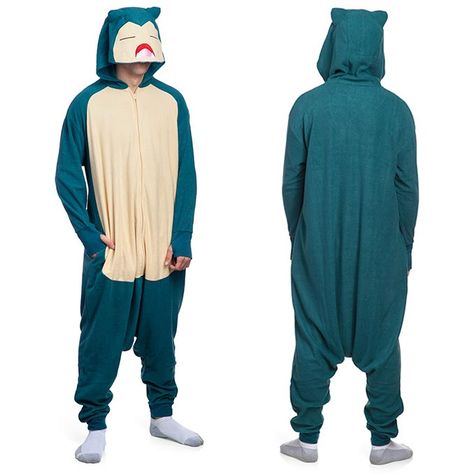 Pokemon Snorlax Kigurumi Snorlax Costume, Geek Products, Fun Cosplay, Pokemon Snorlax, Comfy Pajamas, Cute Onesies, Buying Stuff, Funny Presents, Cute Sleepwear