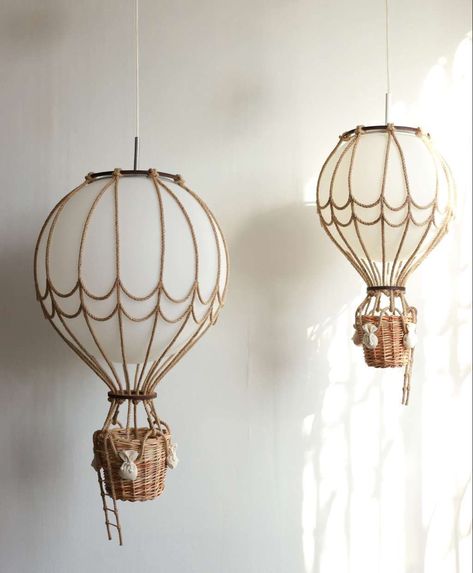 Hot Air Balloon Nursery, Baby Room Inspiration, Nursery Room Inspiration, Home Diy Decor, Home Diy On A Budget, Front Porch Christmas Decor, Diy Projects On A Budget, Garden Art Diy, Baby Bedroom