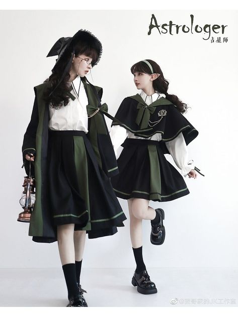 Bandana Hairstyles For Long Hair, Academy Uniforms, Bandana Hairstyles, Uniform Fashion, Female Poses, Lolita Dress, Character Outfits, Anime Outfits, Aesthetic Outfits