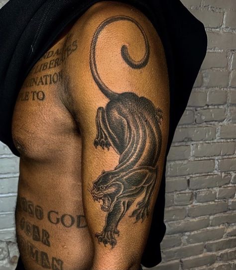 Black Panther Tattoo Black Skin, Pro Black Tattoos, Liberian Tattoos, Pan African Tattoo, Brucedropemoff Tattoo, Pro Black Tattoos Ideas, Divine Masculine Tattoo, Brent Faiyaz Tattoo Ideas, Tattoo Ideas Black People