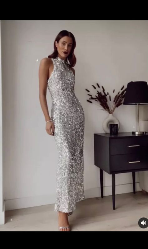 Silver Sequin Dress Outfit, Sequin Dress Outfit, Sequin Knit, Silver Sequin Dress, Midi Bodycon Dress, Knit Midi, Silver Sequin, Midi Dress Bodycon, Dress Wedding