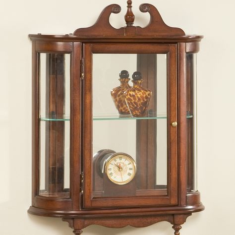 Curio cabinet decor