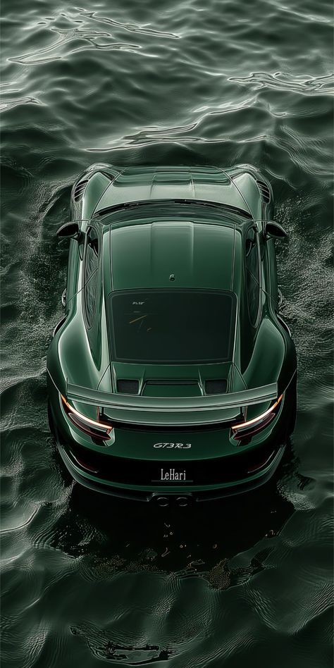 Porsche Aesthetic, Green Sea, Conceptual Art, Olive Green, Porsche, Sports Car, Marble, Cars, Sports