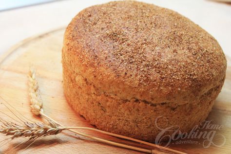 Wheat Bran Bread :: Home Cooking Adventure Wheat Bran Bread, Bran Bread, Wheat Bran, Onion Bread, Bread Shop, Cooking Bread, Breads & Buns, Muffin Bread, Fresh Bread