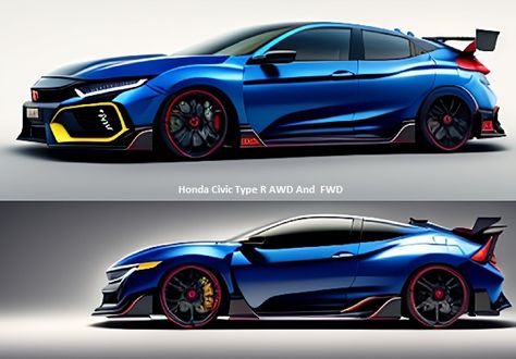 Honda Civic Type R AWD or FWD Review And Prices 2023 - Andsis Tech Civic Type R, Honda Civic Type R, Honda Civic, Things To Come, Road