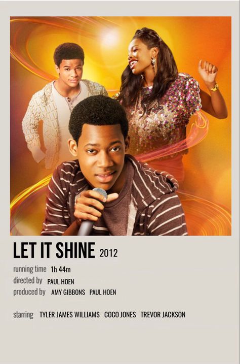 2012 Movie Poster, Black Love Movies, Polaroid Movie Poster, Best Teen Movies, Movie Character Posters, Trevor Jackson, Old Cartoon Shows, Iconic Movie Posters, 2012 Movie