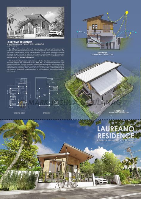 Modern Bahay Kubo Floor Plan, Bahay Kubo Floor Plan, Modern Bahay Kubo Design Philippines, Bahay Kubo Modern, Modern Filipino Architecture, Modern Bahay Kubo Design, Bahay Kubo Inspired Houses, Modern Kubo, Bahay Kubo Design Philippines