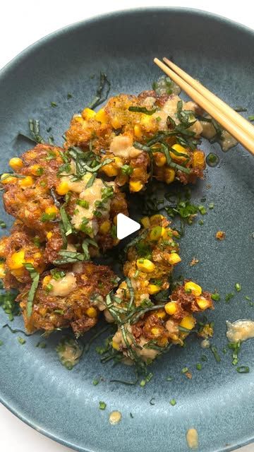 k e n j i • 賢治 on Instagram: "@kenjcooks x @nomaprojects, ep 1 🌽 

When @nomaprojects sent me some of their goods, I wanted to find ways to showcase their amazing fermented magic alongside some of my own creations, starting with thai inspired corn fritters with a lot of fermented twists, using @nomaprojects mushroom garum for umami and corn yuzu hot sauce to amplify corn on corn (as well as a nice heat) alongside my own lactofermented aromatic green paste. 

Want the recipe?  Comment 🌽 below and I’ll get it to you 💚 but big question 👇👇

#gift #kenjcooks #fermentation #cornyuzuhotsauce #mushroomgarum #lactofermented #cornfritters 

What’s your fave way to eat corn?" Thai Corn Fritters, Corn Fritters, Cooking Food, Hot Sauce, No Cook Meals, The Recipe, Corn, Stuffed Mushrooms, Sauce