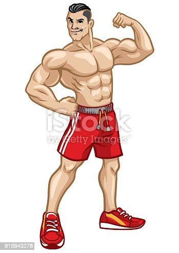 Fitness Silhouette, Body Builders Men, Men Pose, Gym Icon, Retro Gym, Cartoon Body, Silhouette Logo, Fitness Men, Gym Guys