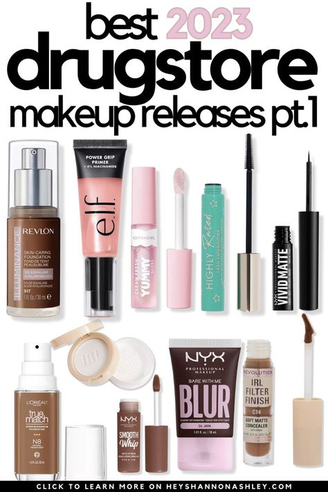 Best Drugstore Makeup 2023, Best Walmart Makeup, Cheap Makeup Products, Drugstore Primer, Walmart Makeup, Covergirl Mascara, Best Drugstore Mascara, Better Makeup, Makeup Finds